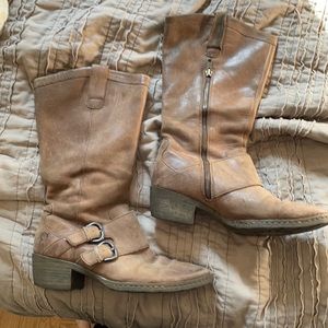 Born leather boots. 7.5.